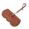 Sunglasses Leather Storage Bag with Wrist Strap Sunglasses Cases for Carrying Glasses Coins Keys