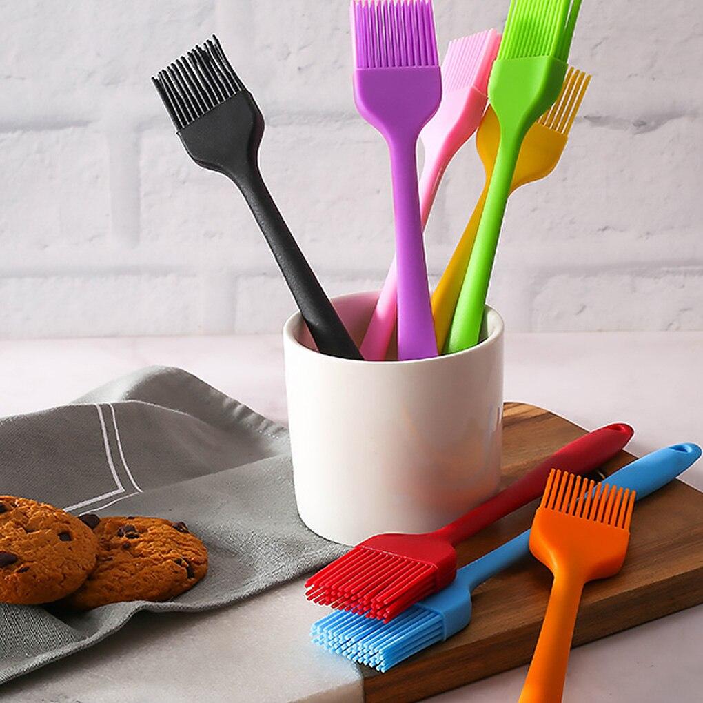 Lebensmittel Silikon Pinsel Brot Creme Cakae Werkzeuge Basting Pinsel Grill Backen Kochen Öl Pinsel Grill BBQ Werkzeug Küche Zubehör