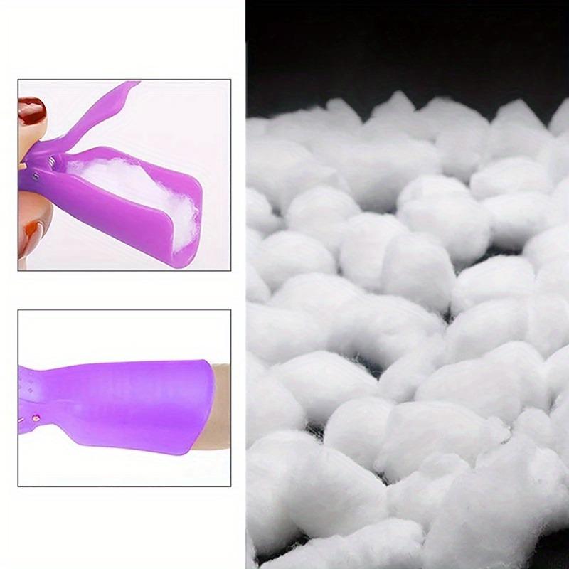 100Pcs Nail Polish Remover Cotton Wool Balls Cleaning Tool Nail Art Cleaner Manicure Tools