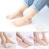 10 paia di calzini sexy elastici setosi trasparenti sottili calze corte calzini casual da donna tinta unita