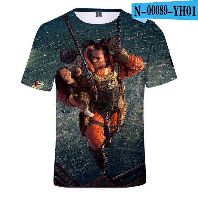 Kids T Shirt 3d Apex Legends Clothing Children Boys Girls Short Sleeve Tshirt Outerwear T -Shirt Children Clothe Tee 