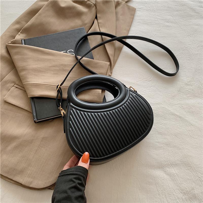 Street-style Pu Shoulder Bag With Unique Design Elements