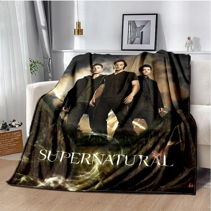 Supernatural join the hunt Throws Blanket Sofa Hiking Picnic Super Soft Quilt Fashion Bed Thermal Flannel Blanket birthday gift