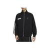 Nike Striped Full Zip Stand Collar Jacket Men Jackets Black FB7037-010