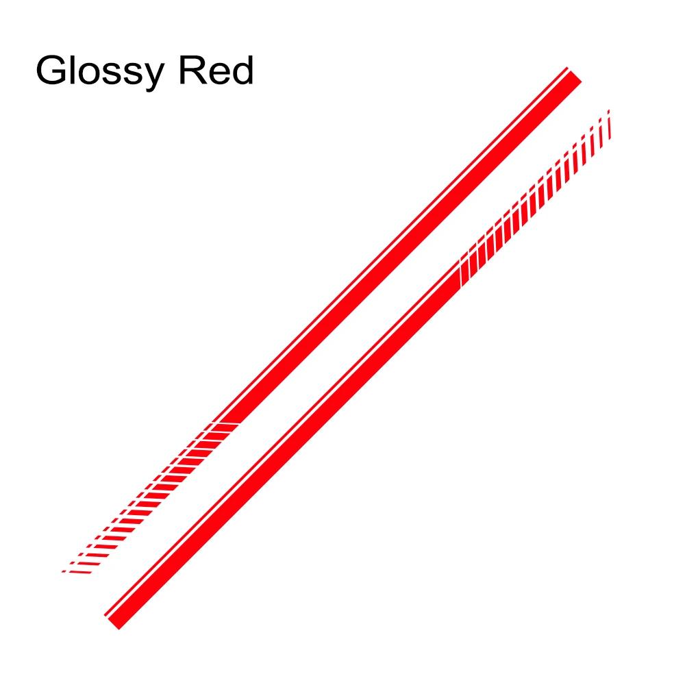 2PCS Car Door Waist Line Side Racing Stripes Decoration Stickers Auto Body Decor Vinyl Film Decals Accessories For Toyota Hiace