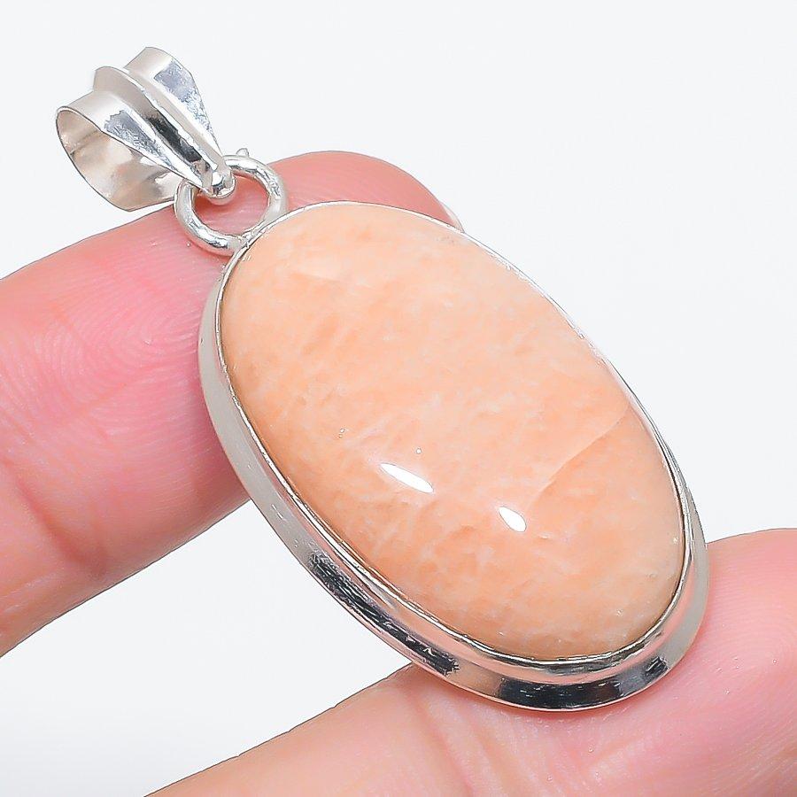 

Natural Orange Aventurine 925 Sterling Silver Jewelry Pendant 1.97 z6P56