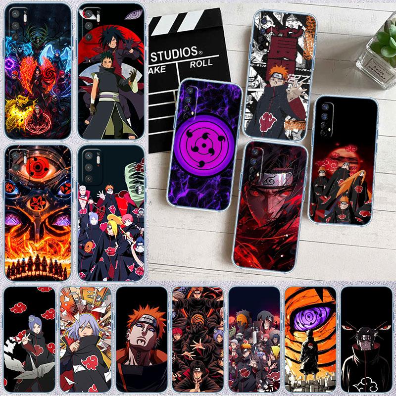 Anime Akatsuki Naruto Transparent Phone Case for Motorola Moto E22I E22S E22 E32 E40 E7 E7I G Plus Power Play Stylus G22 G14