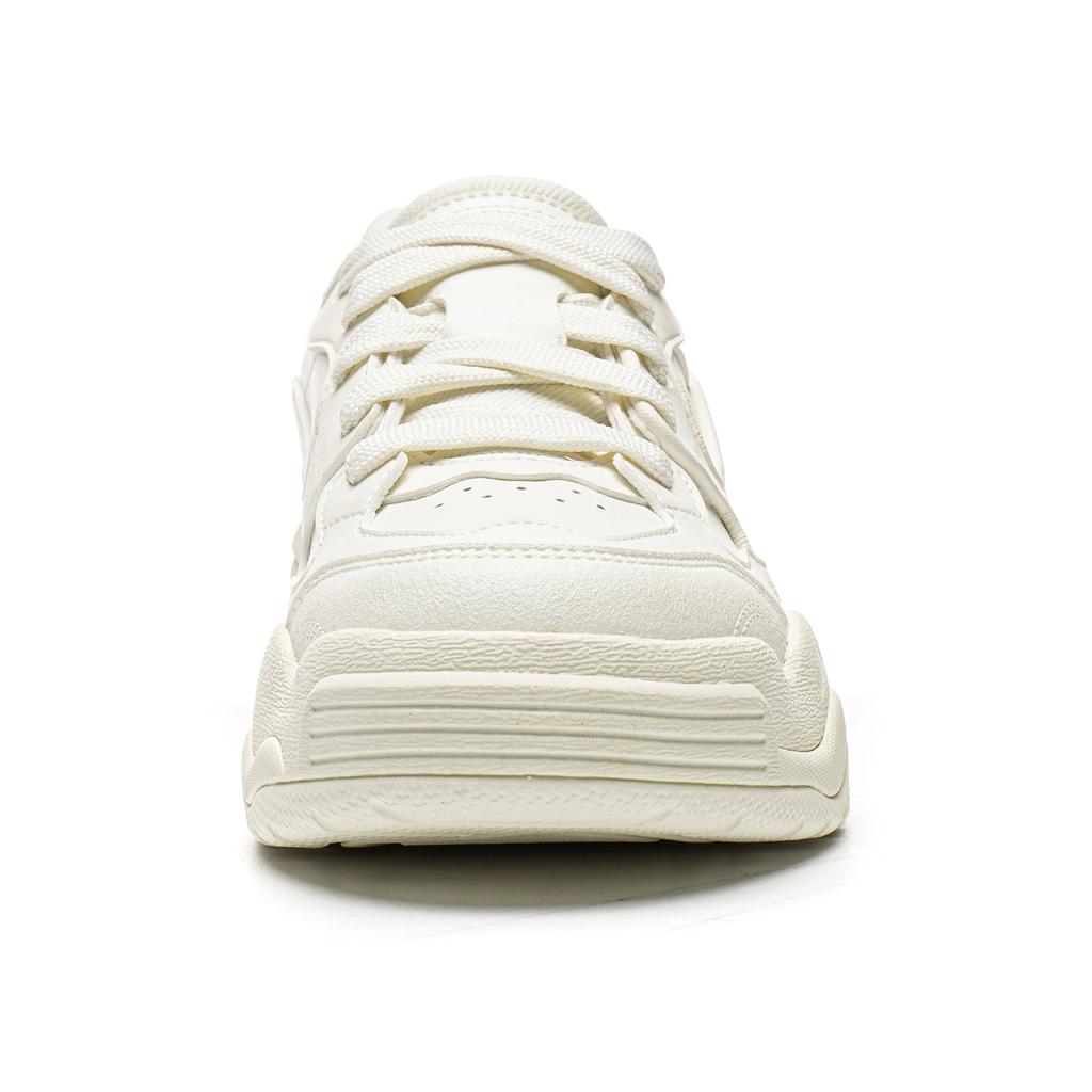Li Ning Sports Life Collection Skateboard Shoes Women's Low Top Champagne White AGCW024-10