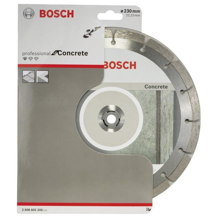 Disque à tronçonner diamanté - bosch - standard for concrete - 230 mm - diamant - pack de 1