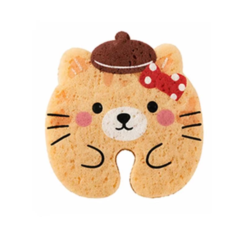 Cute Panda Bear Pig Shape Dishwashing Sponge Dual-sided Absorbent Scrubber Kitchen Sink Cleaning Sponge Wipe