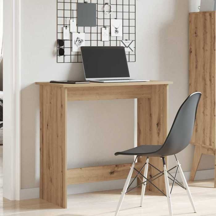 VidaXL Desk Artisan Oak 80x40x75 Cm Engineered Wood, Desk, Study Desk,, Computer Desk, Furniture 860462