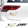 1Pc 3D Metal ABT Front Grill Rear Trunk Fender Emblem Badge Sticker Decals For Q3 Q5 Q7 A3 A4 A5 A6 B6 B8 C6 C5