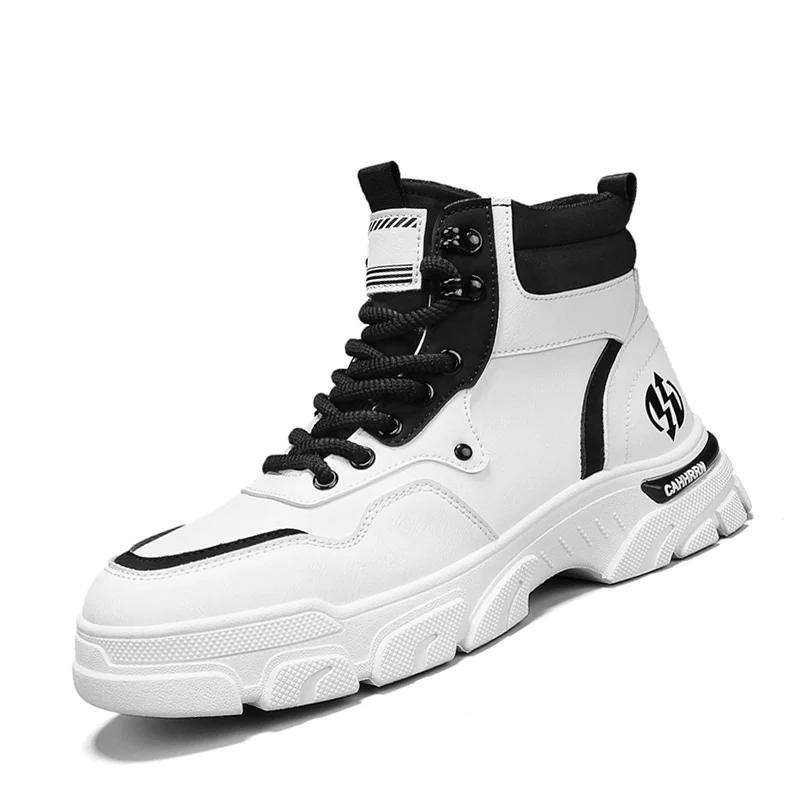 Men Sneakers 2024 Outdoor Breathable Boots Outdoor Hiking Winter Shoes Light Non-slip Men Desert Ankle Boots Chelsea Boots Men