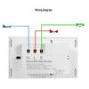Graffiti Smart WiFi Socket with Power Stats, Tempered Glass Panel, Thai & Vietnamese Standard, Alexa Compatible