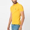 Polo Ralph Lauren Logo Ensfarget Kortermet Poloskjorte Herre topper Gul 710536856-297