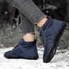 Warm Snow Boots Plush Cotton Shoes Non-slip Winter Outdoor Sneakers Ankle Boots Barefoot Walking Hiking Sports Shoes