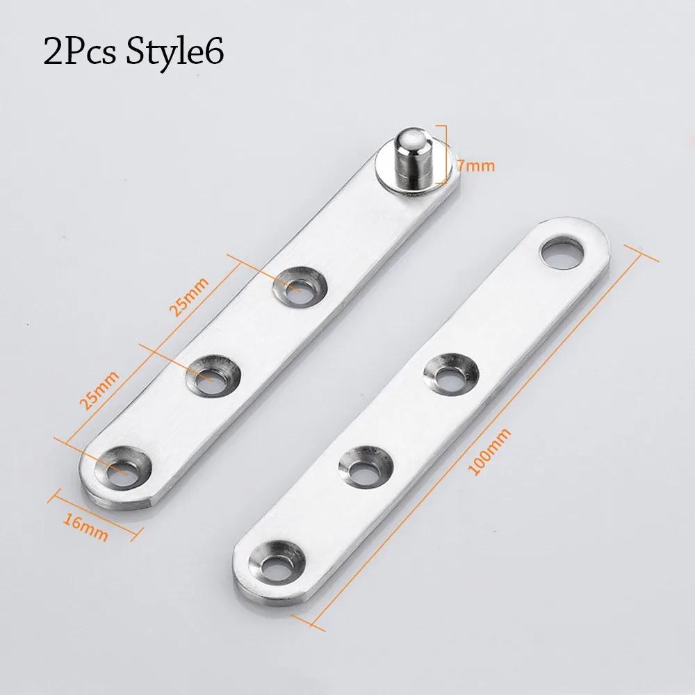 Stainless Steel Door Pivot Hinge 64mm-150mm 360 Degree Rotation Location Shaft Up and Down Heavy Duty