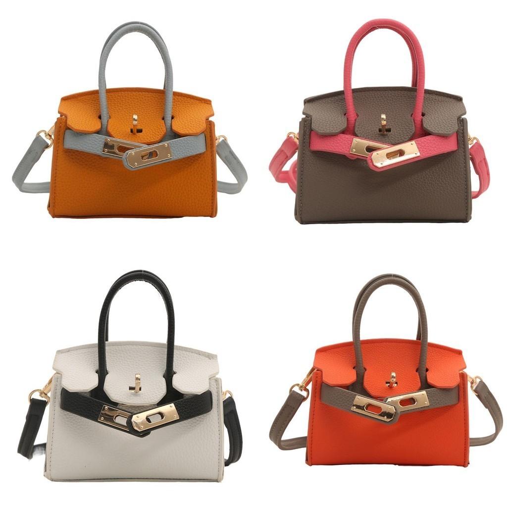 Stylish Mini Shoulder Bag For Kids Chic Solid Color Crossbody Bag For Summer Fun