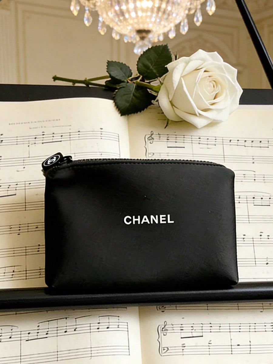 Косметичка Chanel, Дорожная сумка большой вместимости чёрный