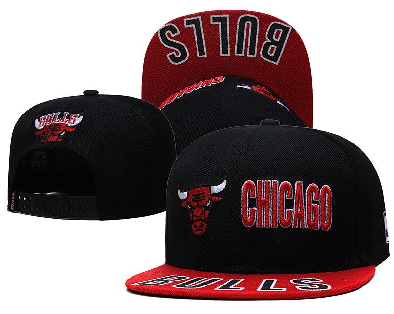 Chicago Bulls Cross Bull Embroidered Duckbill Cap, Unisex Korean Style Baseball Hat