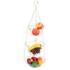 Multifunction 3 Tier Removable Hanging Fruit Baskets Vegetable Storage Organizer for Kitchen Garden