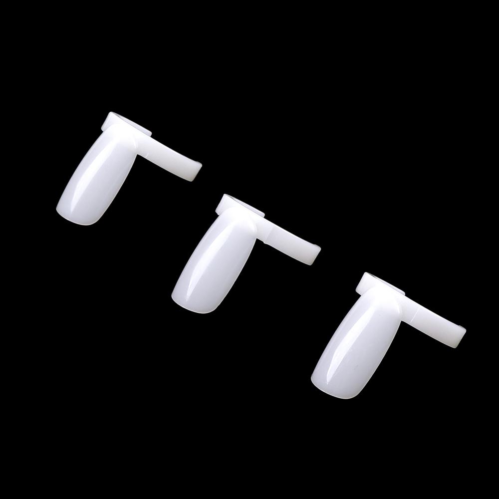 

Acrylic UV Gel Nail Art Ring Display Tips Sticks DIY Nail Tools Practice Nail Art білий