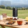 DERGUAM Electric Coffee Grinder, Updated Model Rechargeable Coffee Bean Grinder, Portable Compact Coffee Grinder with 0-40 Precision Thickness
