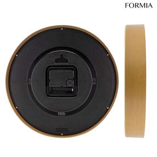 Formia Wall Clock Analog Non-Radio Diameter 25.4cm Office Store Childrens Room Living Dining Bedroom Sweep Second Hand Silent Interior Natural