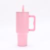 Simple third-generation 10oz car cup Big Mac cold handle ice cup large-capacity portable thermal insulation water cup
