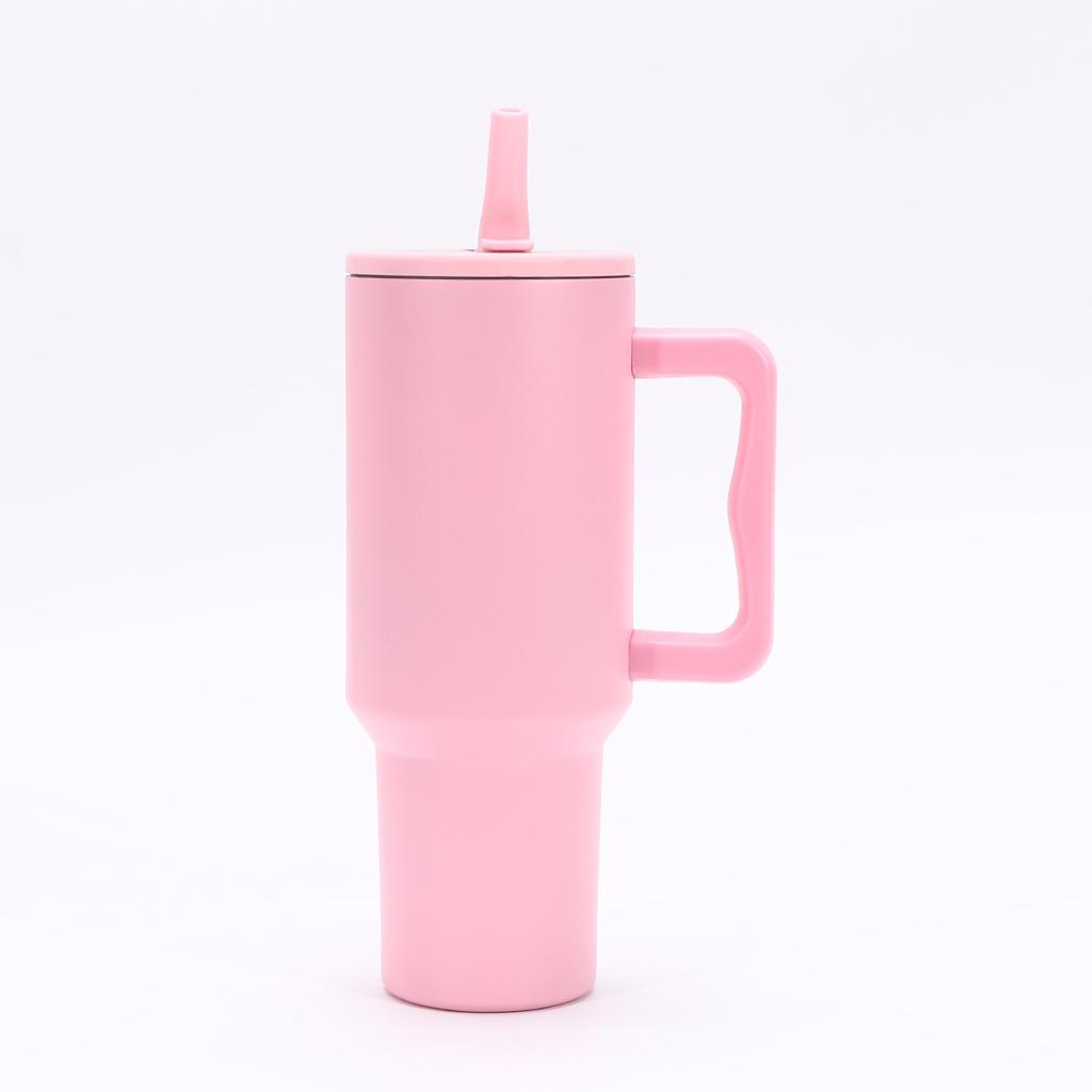 Simple third-generation 10oz car cup Big Mac cold handle ice cup large-capacity portable thermal insulation water cup