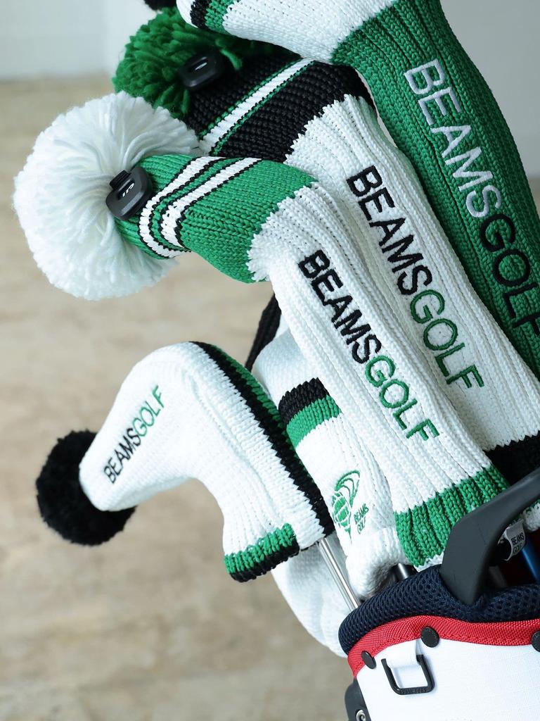 Beams Golf Men's Short Sleeve Knit Tee Headcover 2 (Driver) Green - 81040134833