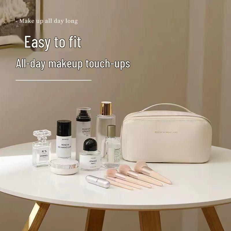 Portable Travel Makeup & Toiletries Bag - Advanced Carry-On Storage