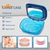 Étui de retenue à Double couche avec outil de retrait de miroir-boîte de rangement pratique pour prothèses dentaires, aligneurs et appareils orthodontiques