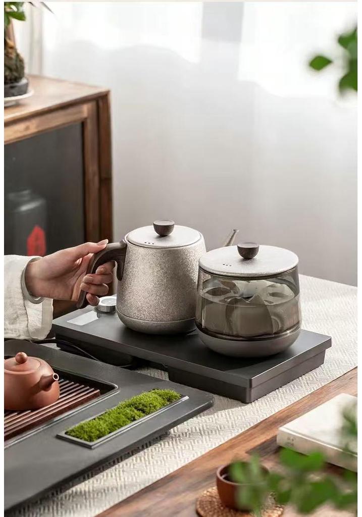 Youmingtang Pure Titanium Electric Kettle: Home Use, Bottom Fill, Constant Temp, Heat Preservation, All-in-One for Tea Making & Boiling.