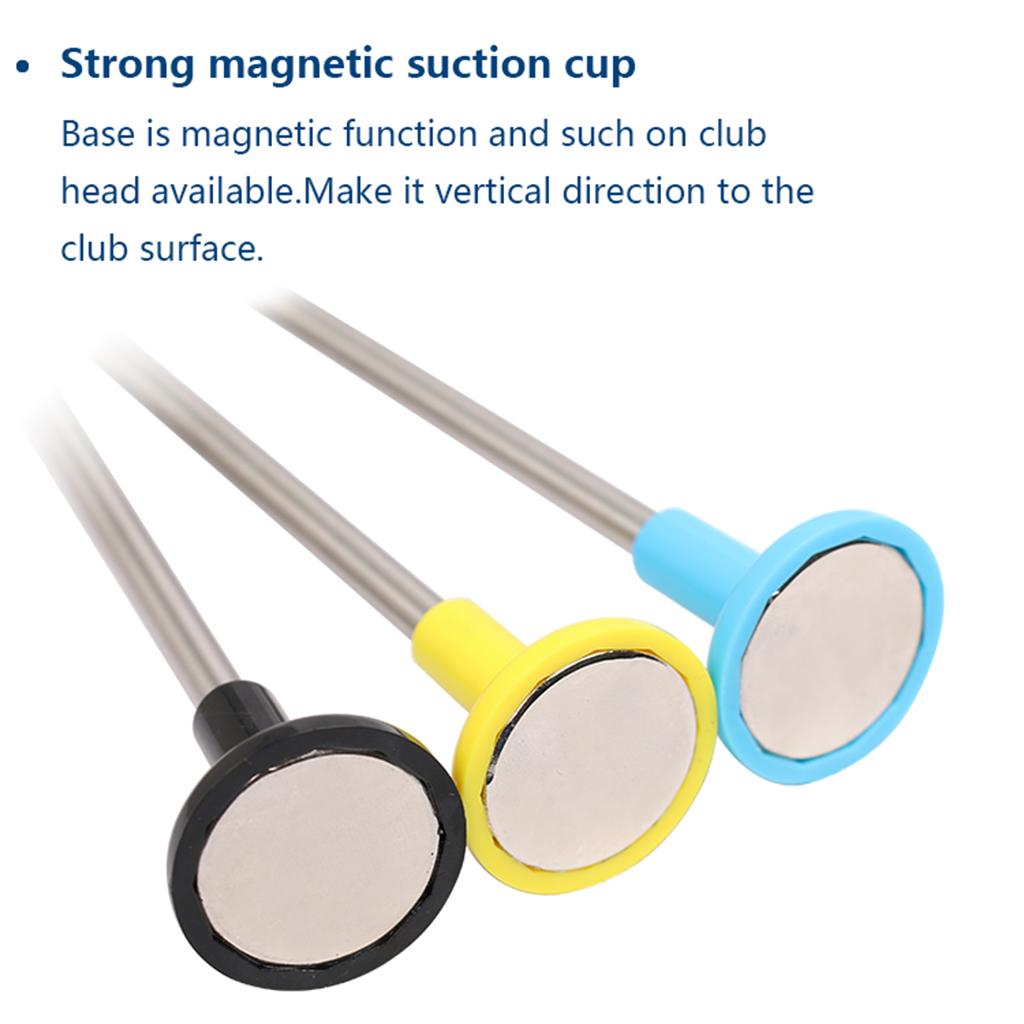 Golf Club Lie Angle Tool Magnetic Golf Cutter Direction Indicator Adjustable Height Golf ClubAlignment Stick Swing Trainers