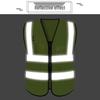 Reflective Multi-Pocket Mesh Safety Vest for Construction Sites - Breathable, Multi-Color Workwear