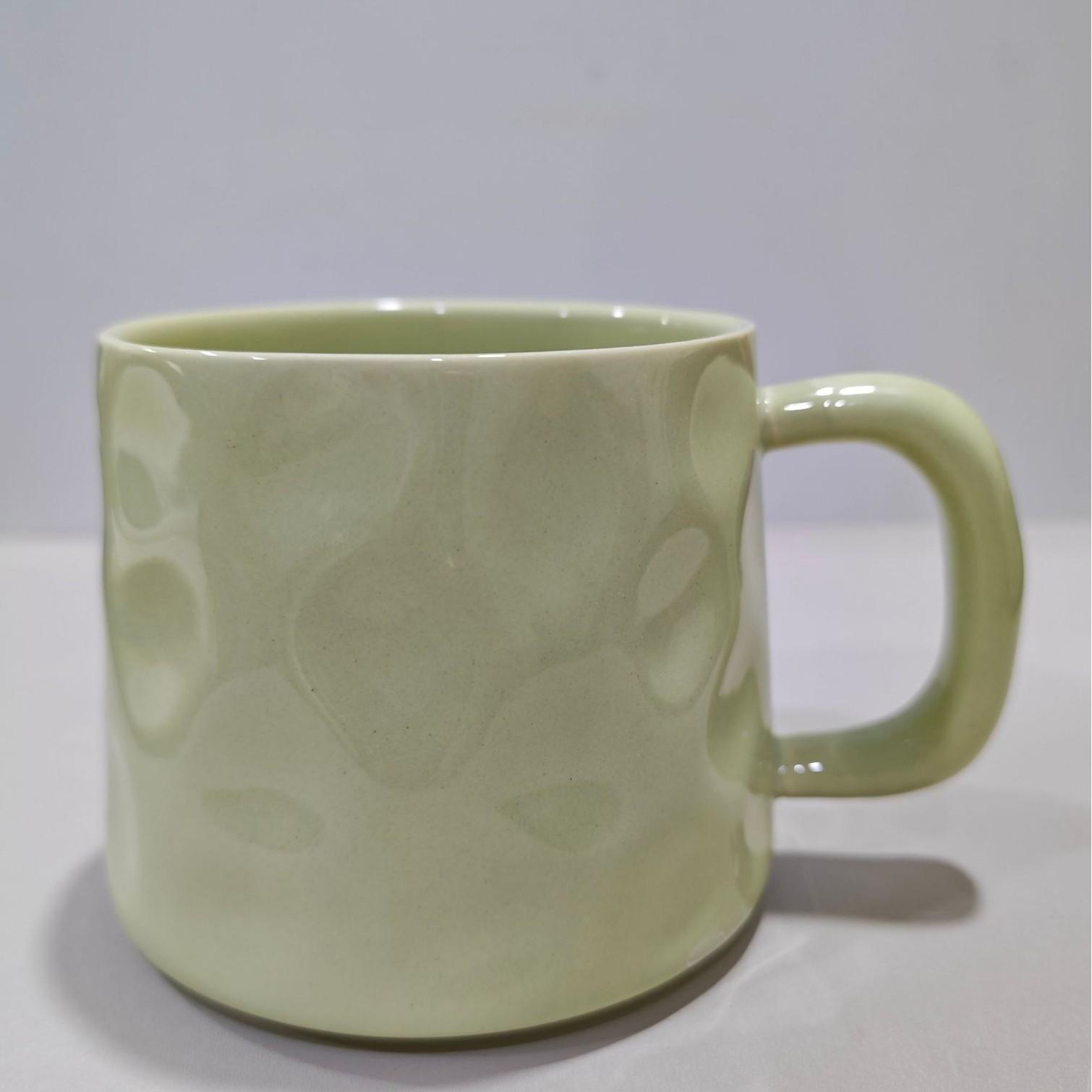 Домашний Офис Кофейная Кружка Пара Парная Кружка Высокая Ценность Кружка Каменный Узор Ручной Лепки Керамическая Кружка Кружка для Напитков 400ml