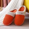 Cotton slippers household winter thickened plush warm home indoor couple non-slip slippers winter cotton mop comfortable