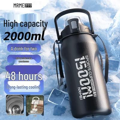 nRMEi 1500ml Insulated Sports Water Bottle for Men