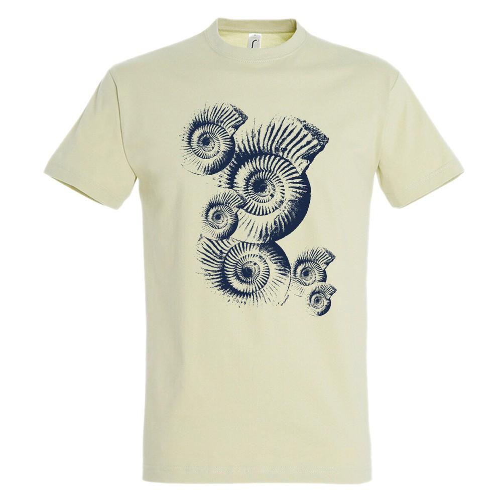 Ammonites t-shirt fossils Fossil The Jurassic Coast extinct marine mollusc Unisex T-Shirt M