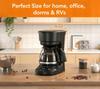 5-Cup Drip Coffee Maker, a Compact Coffee Machine with a Digital Clock and 24-hour Programmable Timer, Featuring Auto