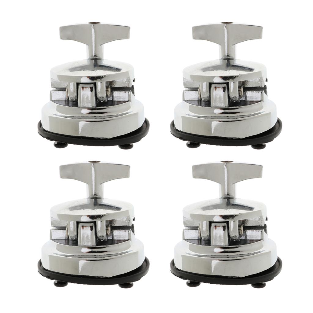 Alloy Drum Base Mounting Plate Open Style Percussion Accessory for Rack Drums and Tom Holder Drum Applications