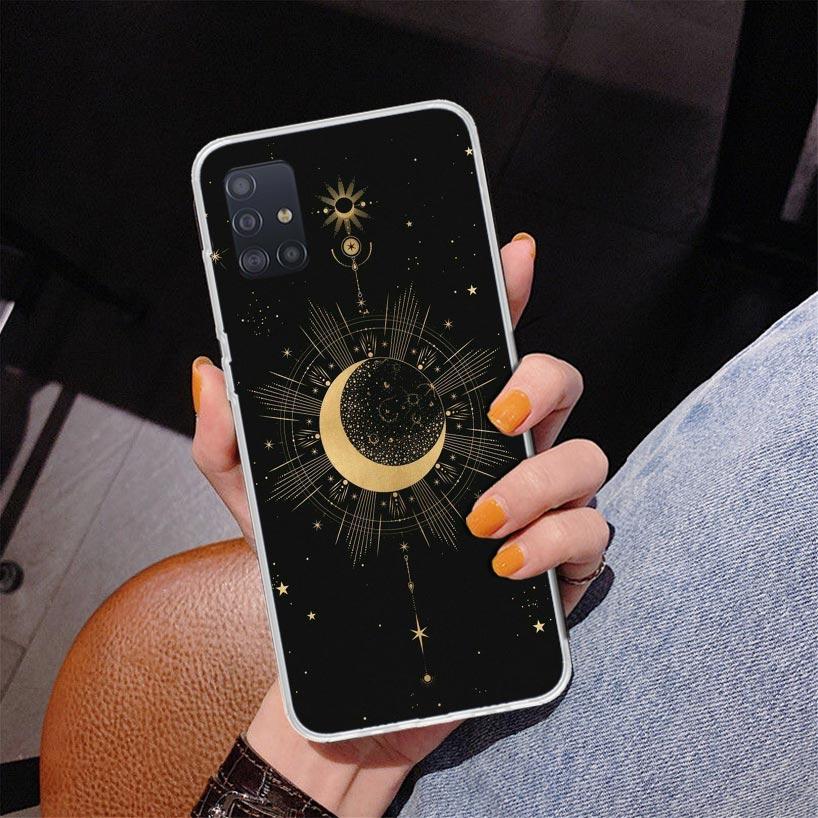 Moon Mystery Totem Witche Phone Case For Samsung Galaxy A52 A32 A22 A12 A51 A31 A50S A30S A20S A10S Note 20 Ultra 10 Plus S10 A7