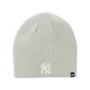 Brand Knit Beanie NY Yankees Gray '47 47A-BN-B-BIN17ACE-GYA