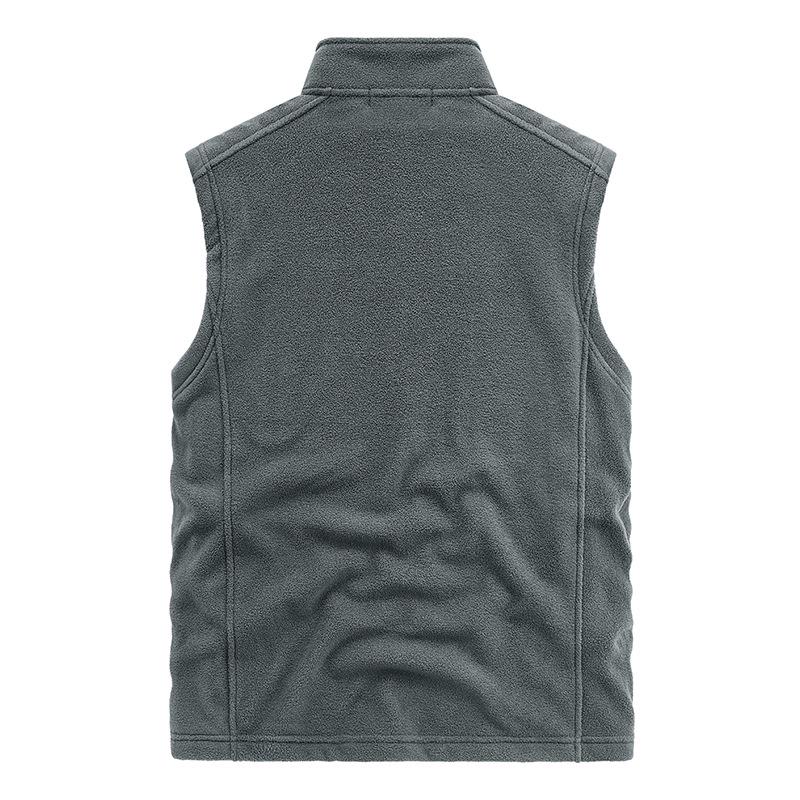2024 Men's Autumn Fleece Vest Outdoor Sports Hoodie Jacket