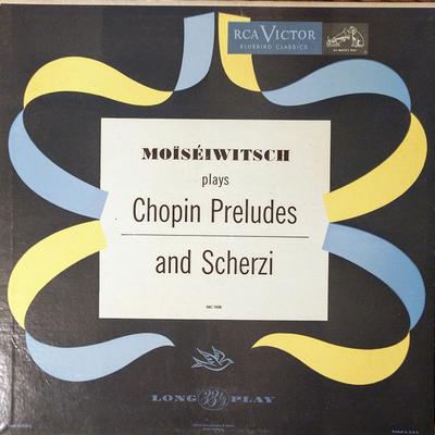 LP Record MOSIWITSCH.CHOPIN Preludes And Scherzi LBC1038 RCA 1955 US Classical Used
