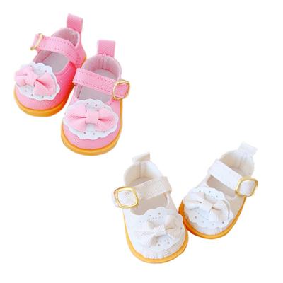Niannyyhouse 20cm Puppenschuhe - Plüschtier Schuhe 2 - Baumwoll Puppenschuhe - 2-teiliges Set - Prinzessin Schuhe - Verkleidepuppe Babyschuhe