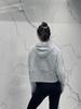 Women's Full Zip Velvet Scuba Hoodie for Yoga and Fitness