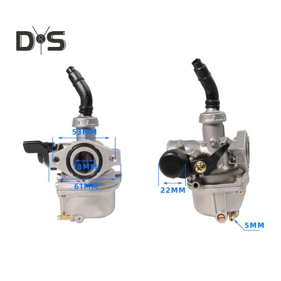 1 Set Long Service Life Motorcycle Engine Carburetor with Fuel Filter Convenient High Strength Motorcycle Engine Carburetor