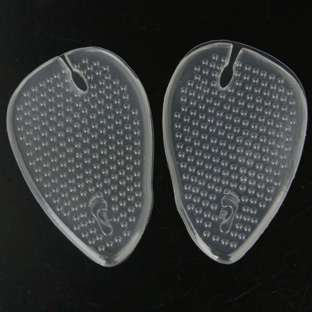 1 Pair Silicone Gel Inserts Cushion Foot Care Insoles For Flip Flop Sandals